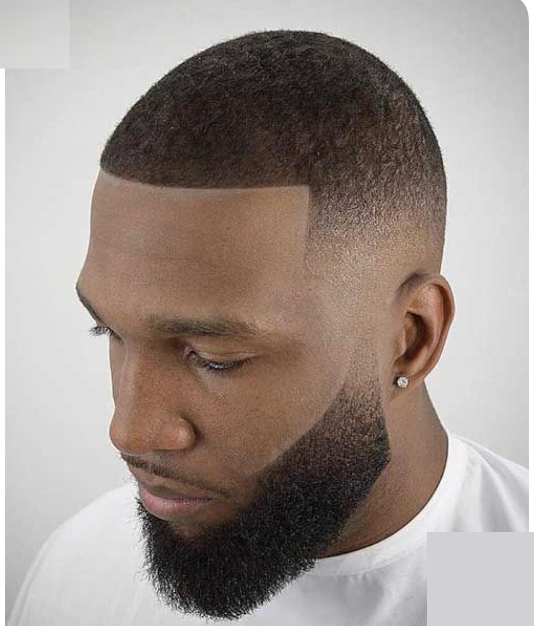 Skin fade with beard